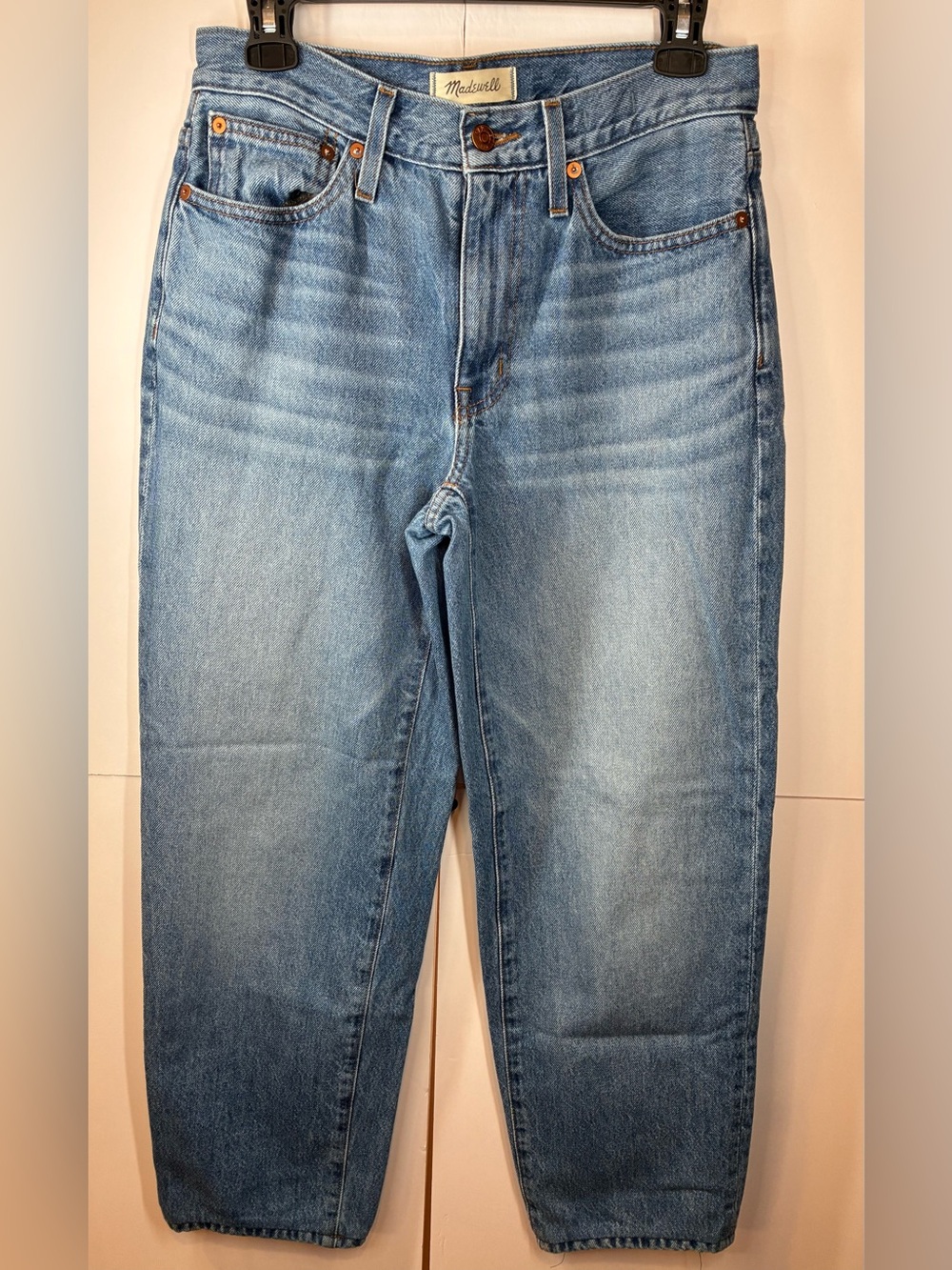Madewell The Slouchy Boy Jean Women's Size 25 High Rise Relaxed Straight Jeans
